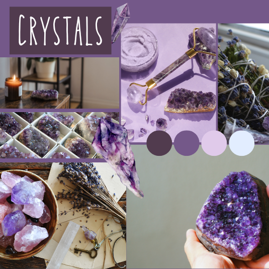 healing crystals and natural gemstones available from our resident healer kim