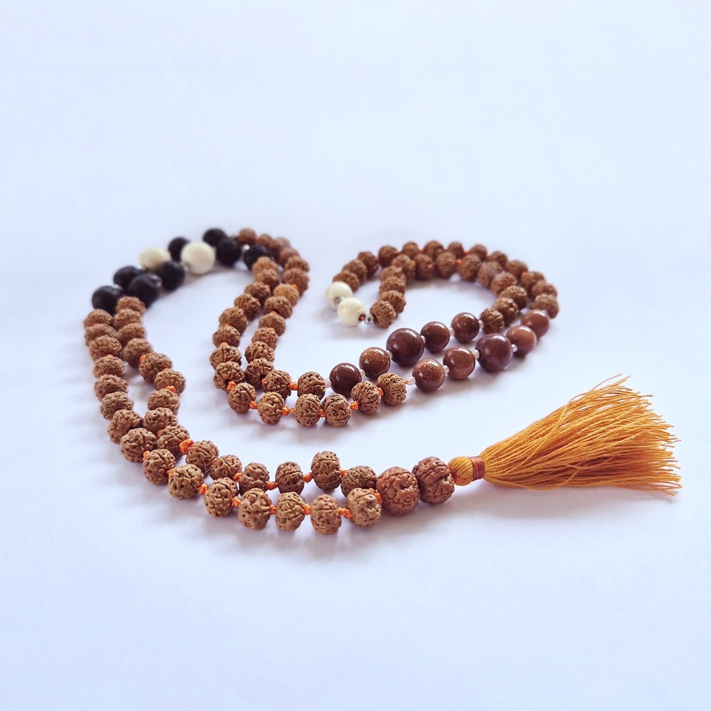 Mala Necklace Earth Element with Tassel
