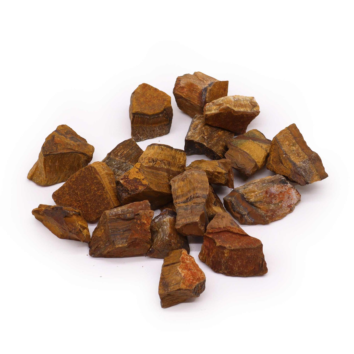 500g Tiger Eye crystals in natural shape perfect for healing and spiritual practices from Kimchi Toki