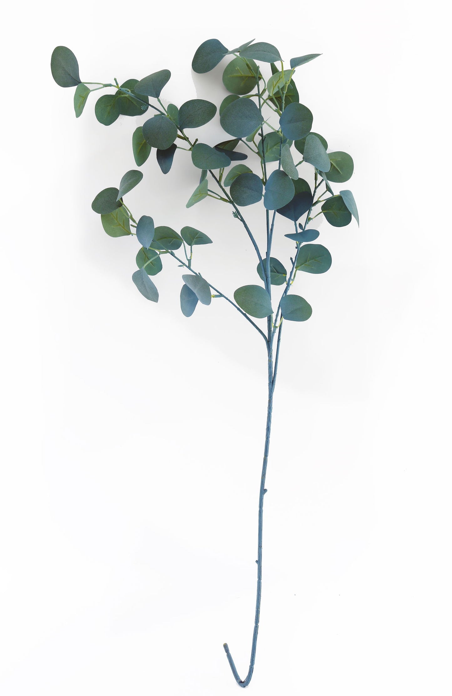 Artificial eucalyptus for spiritual decor with realistic green leaves and long stem by Geko Products