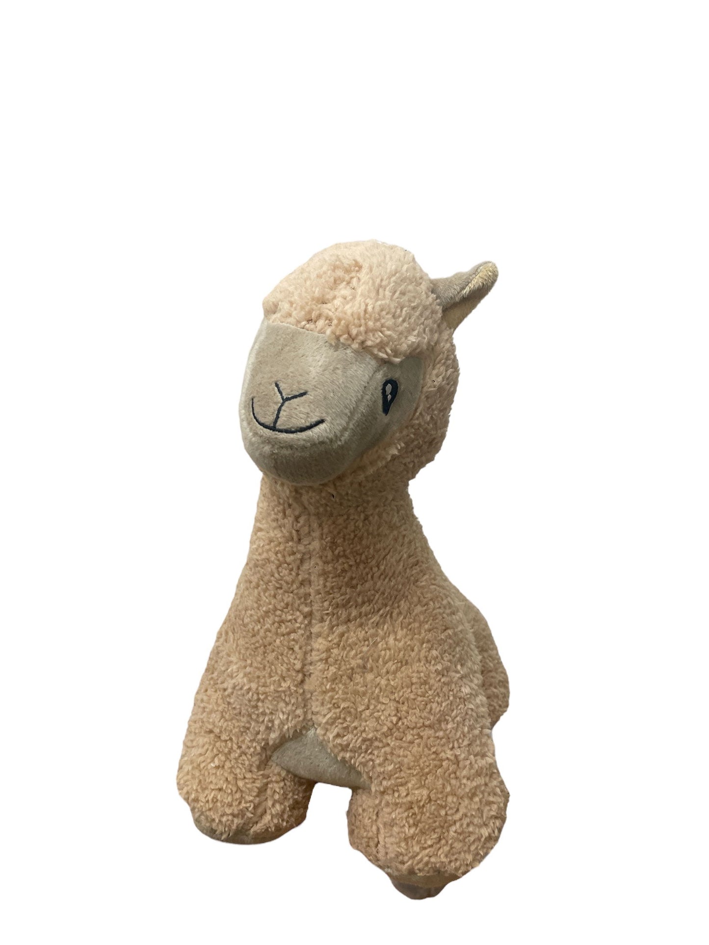 Brown Alpaca Door Stop plush stuffed animal in soft textured fabric by Geko Products