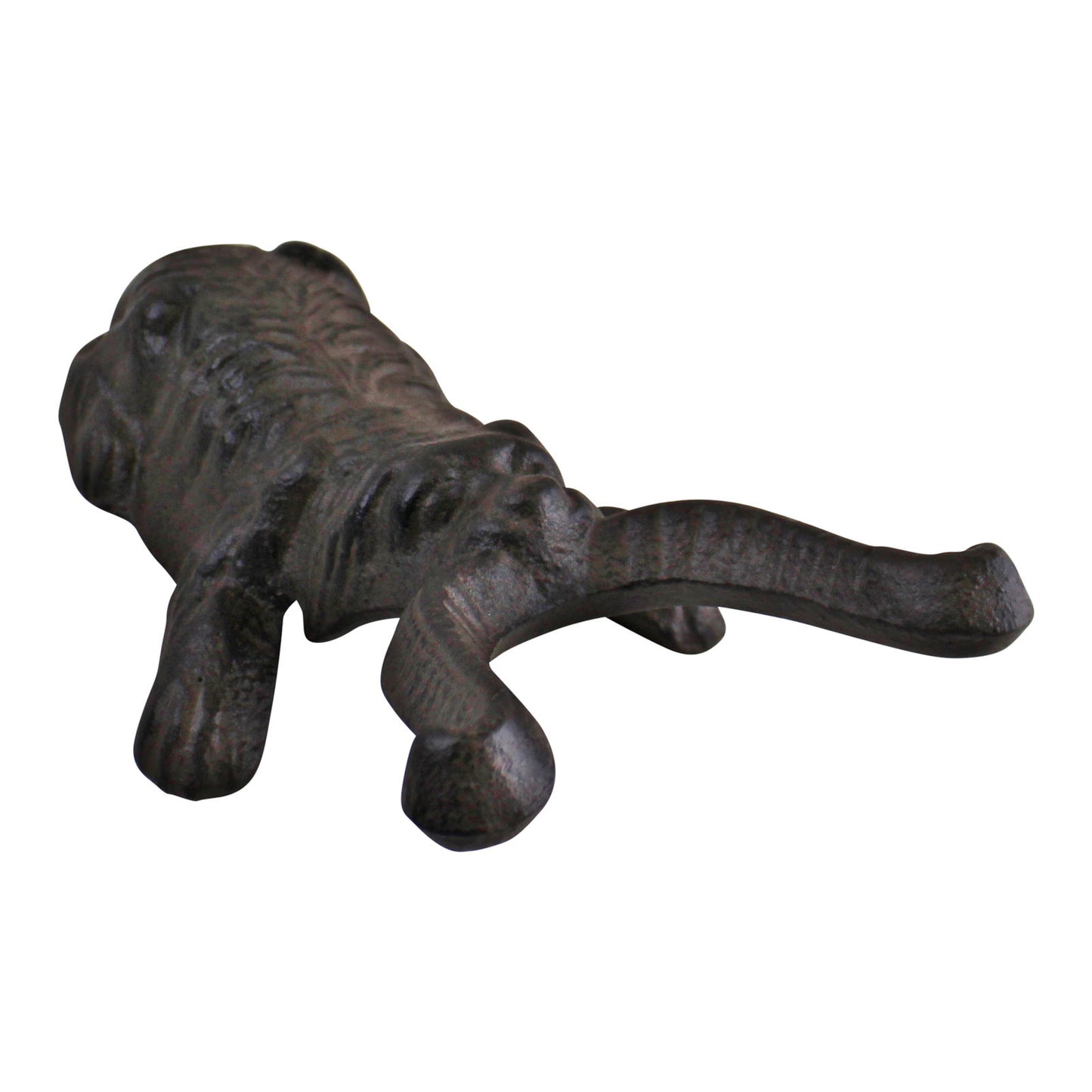 Geko Products cast iron boot jack dog design in dark brown with detailed dog figure for easy boot removal