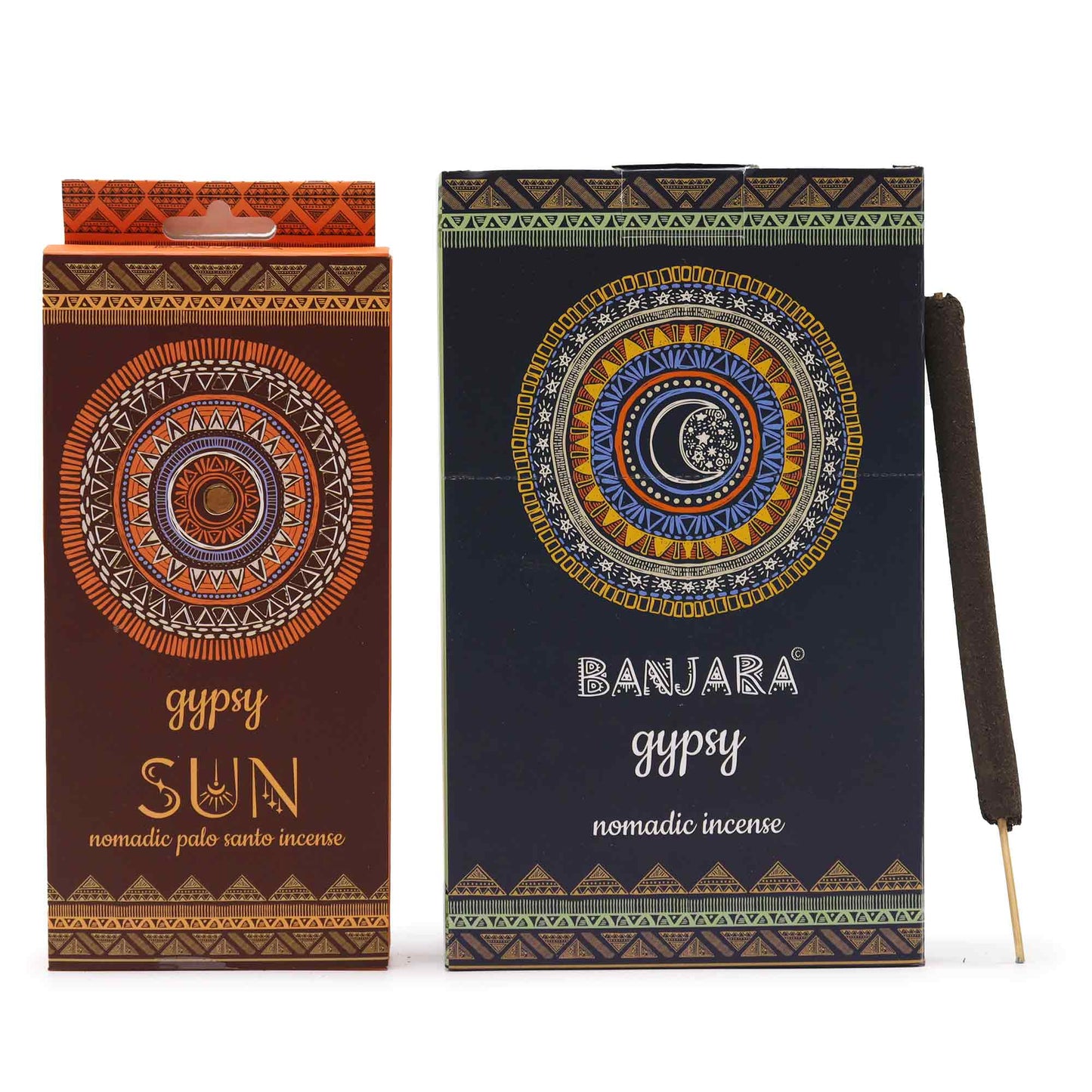 Gypsy Nomadic Incense SUN sticks in decorative packaging for spiritual relaxation and aromatherapy