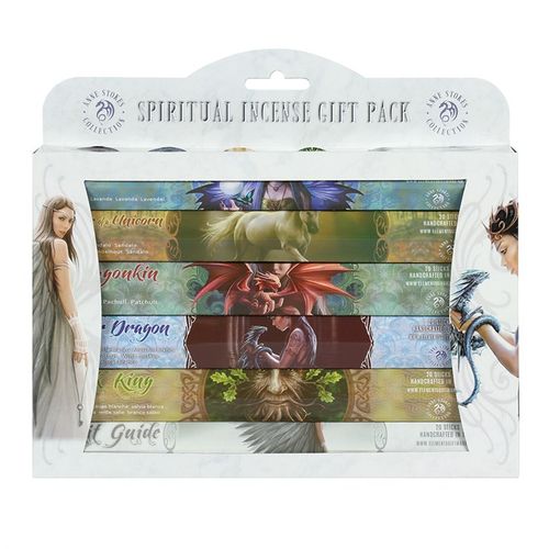 Spiritual Incense Stick Gift Pack by Anne Stokes featuring beautifully illustrated designs