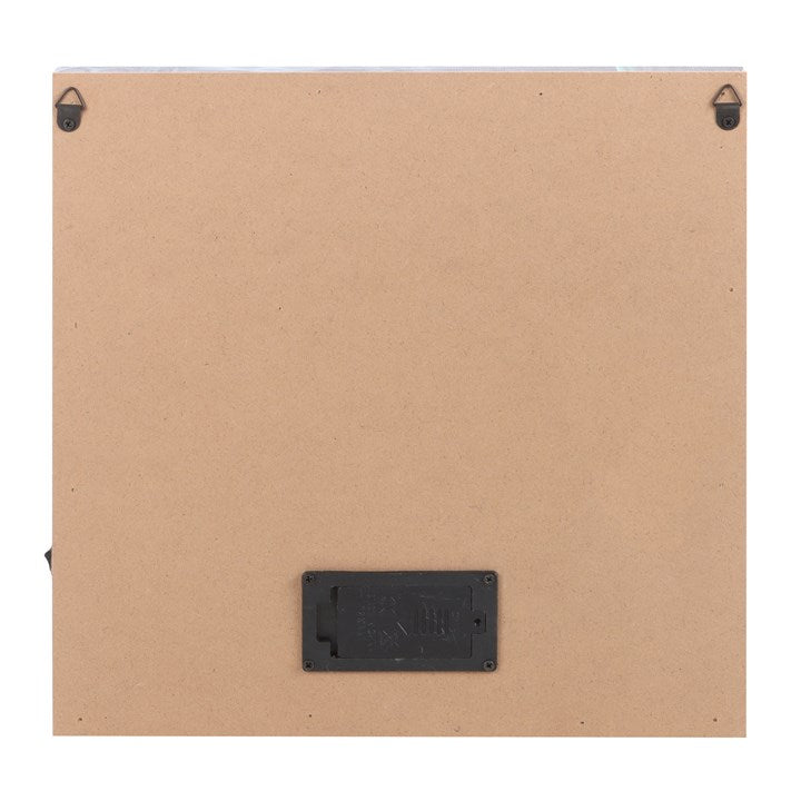 Back view of the Witchwood Express Light Up Canvas Wall Art by Lisa Parker