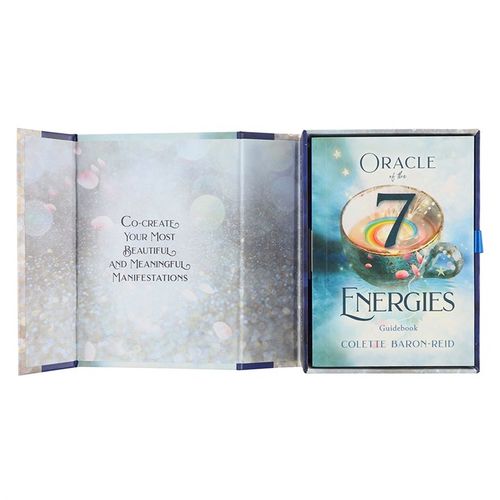Oracle of the 7 Energies cards with guidebook for spiritual insight and intuitive guidance