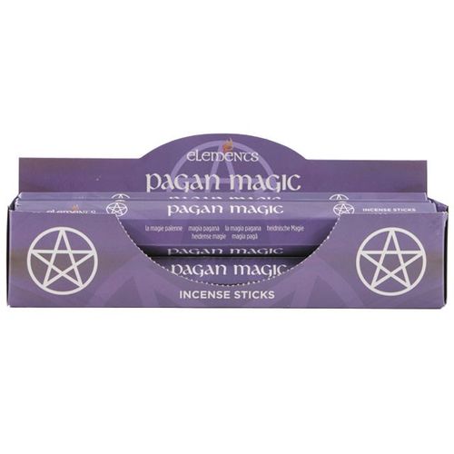 Set of 6 Packets of Pagan Magic Incense Sticks from Elements for spiritual rituals and meditation