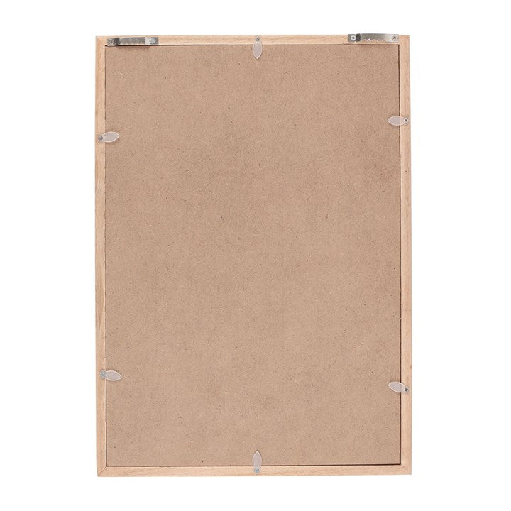 Back of the Elegant Vase Wall Art showcasing a sturdy frame for secure wall display