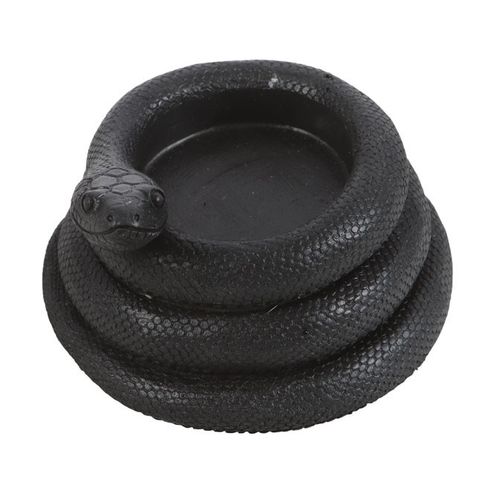 Stylish Snake Candle Holder in Black with a Unique Snake Design to Enhance Your Decor