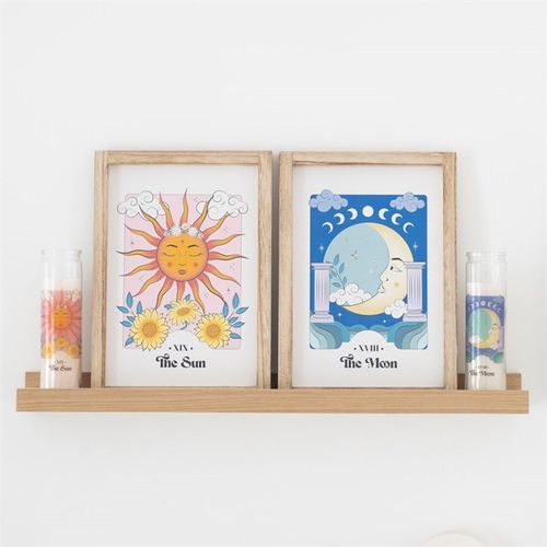 The Sun Celestial Framed Wall Print, a charming piece of sun themed wall decor for home styling