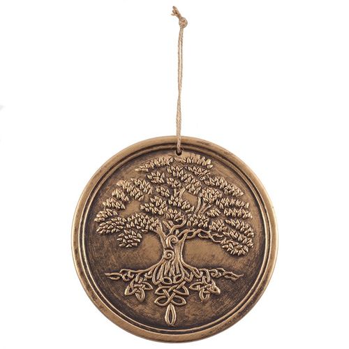 Terracotta Tree of Life Hanging Decoration by SD Connect showcasing intricate tree design