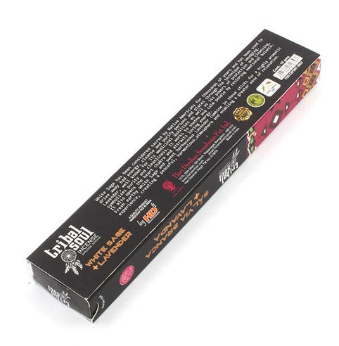 AW Dropshipping white sage lavender incense sticks pack with detailed information on the back