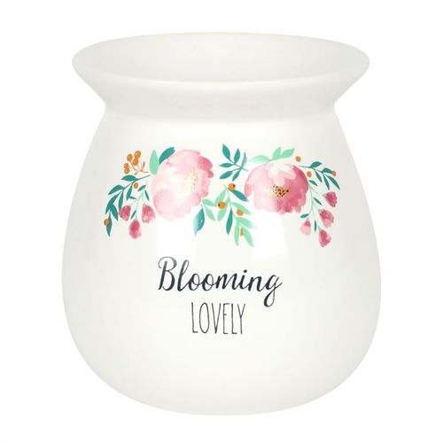 Charming Large wax melt burner gift set with floral design, perfect for creating a soothing ambiance in any space.