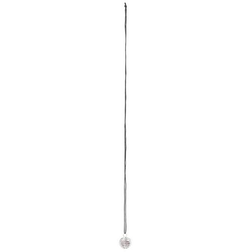 Build Your Own Crystal Necklace Kit featuring a black cord and a beautiful crystal pendant for personalized jewelry creation