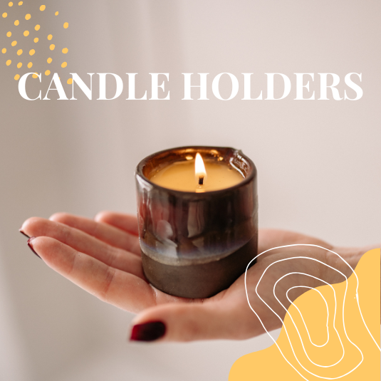 Elegant candle holders collection by Kimchi Toki featuring stylish designs for various interior styles.