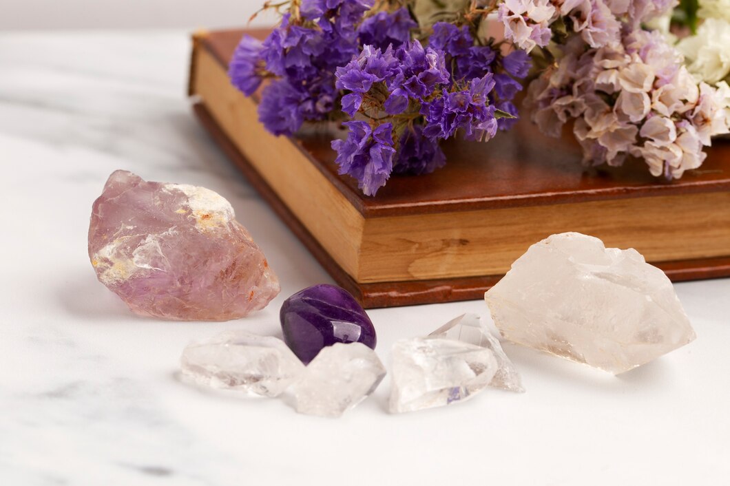 Raw Crystals Collection Featuring Unprocessed Healing Stones for Meditation and Energy Work