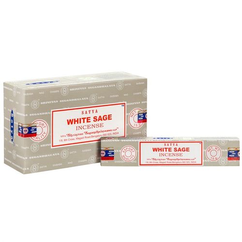 12 pack white sage incense sticks for healing aroma and relaxation in any space