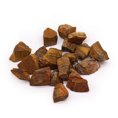 500g Tiger Eye crystals in natural shape perfect for healing and spiritual practices from Kimchi Toki