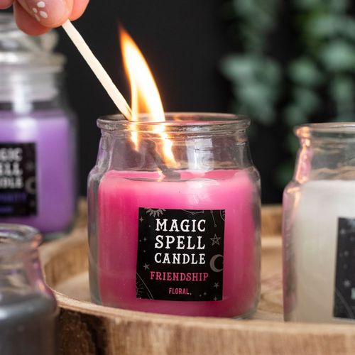 Floral Friendship Spell Candle Jar - S03721329
