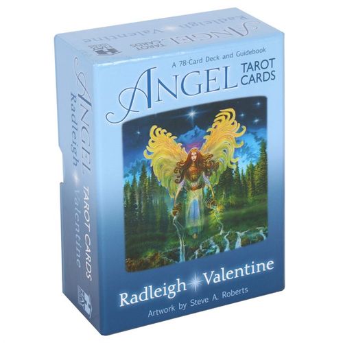 Angel Tarot Cards Radleigh Valentine deck with guidebook featuring beautiful angel artwork