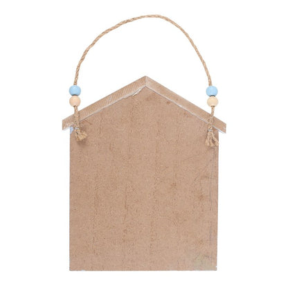 Blue Life Ring Beach Hut Hanging Decoration for charming beach hut wall decor