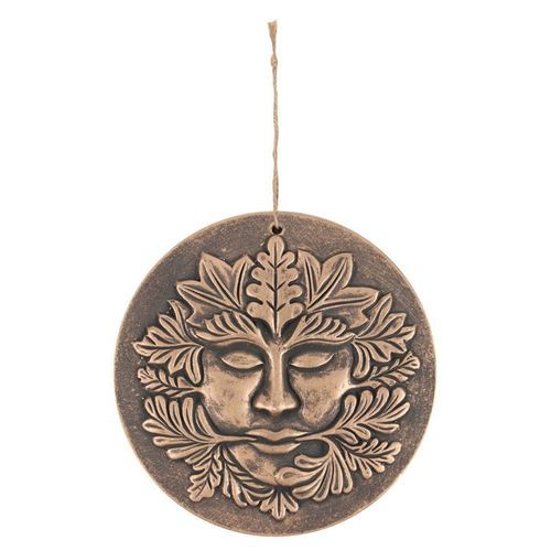 Bronze Green Goddess Terracotta Plaque Hanging Decoration for Home Decor