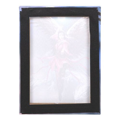 Anne Stokes fantasy plaque wall art featuring a mystical figure with wings and intricate designs