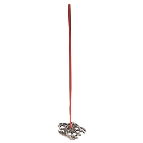 Go Away Evil incense sticks with decorative holder for cleansing and protecting your space