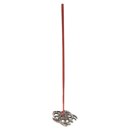 Go Away Evil incense sticks with decorative holder for cleansing and protecting your space