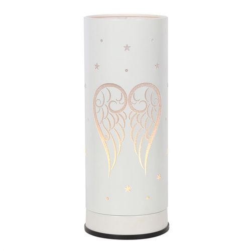 White angel wings electric aroma lamp for creating a calming atmosphere with healing crystal aroma lamp