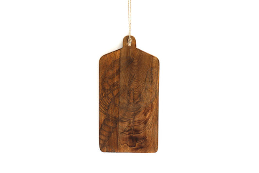 Geko Products wooden lobster cheese board with hanging rope and natural wood grain