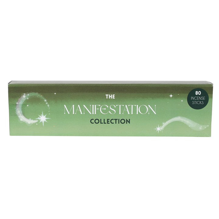 The Manifestation Collection Incense Stick Set with 80 manifestation incense sticks for spiritual practices