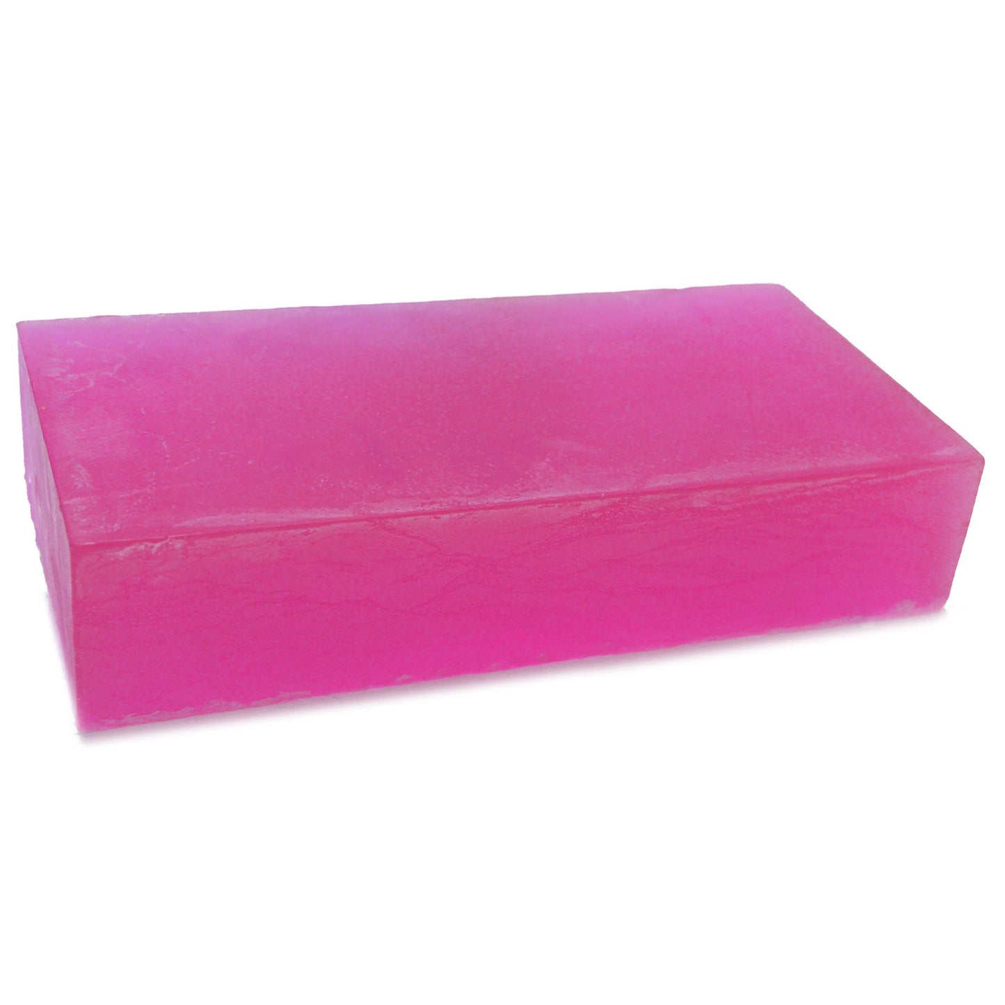Rosemary essential oil soap loaf in pink color weighing 2kg for natural skincare enthusiasts