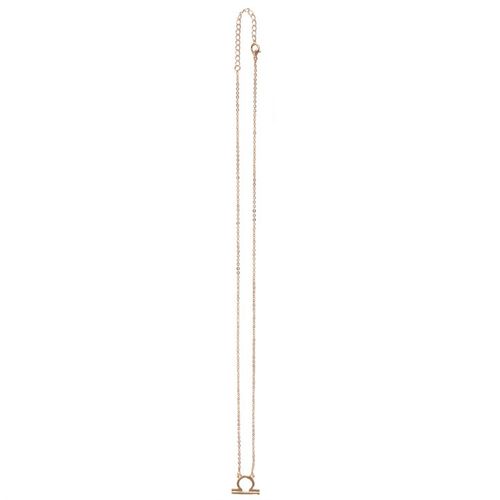 Elegant Libra zodiac necklace and card featuring a delicate gold chain with a Libra symbol for astrological enthusiasts