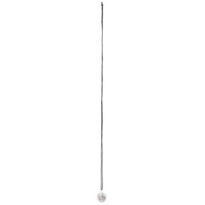 Build Your Own Crystal Necklace Kit featuring a black cord and a beautiful crystal pendant for personalized jewelry creation